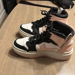 Nike Black and Pink Sneakers